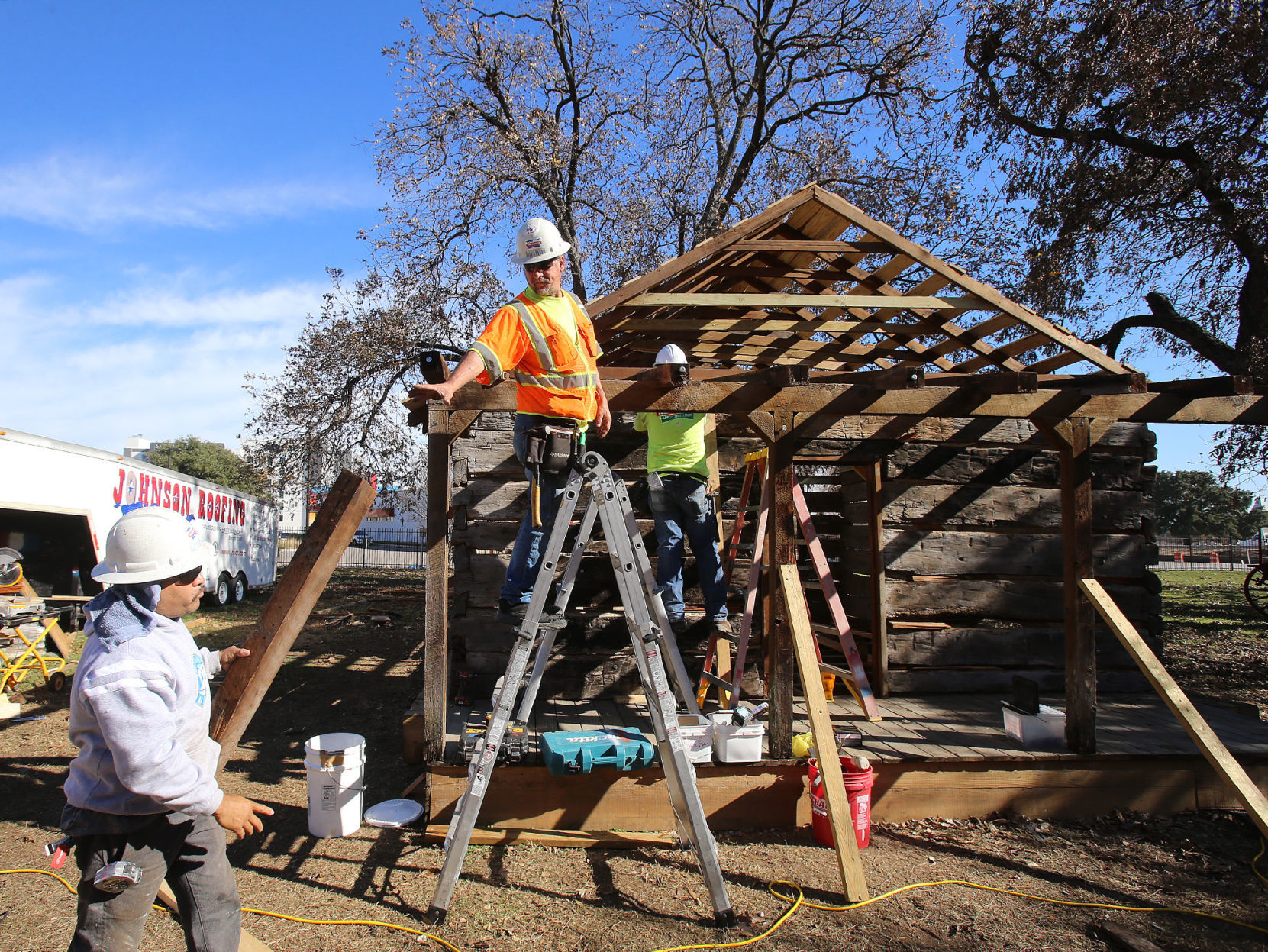 log cabin - construction